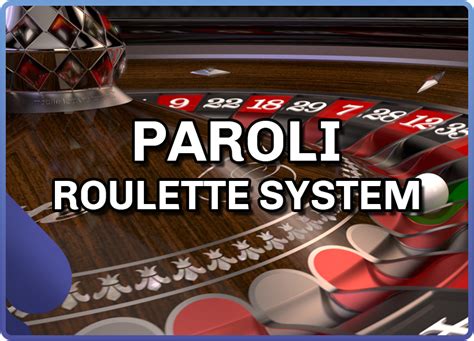 paroli roulette system|Paroli Roulette System.